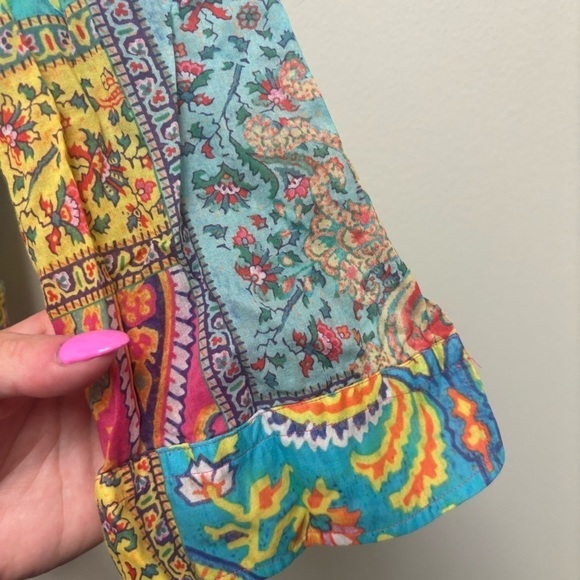 Vintage 90’s Lauren Ralph Lauren Patchwork Button Down Shirt - Picture 7 of 10